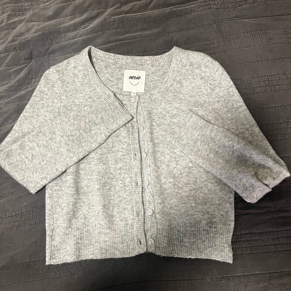 Aerie Cropped Cardigan